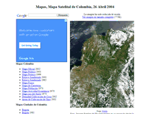 Tablet Screenshot of mapa-colombia.com